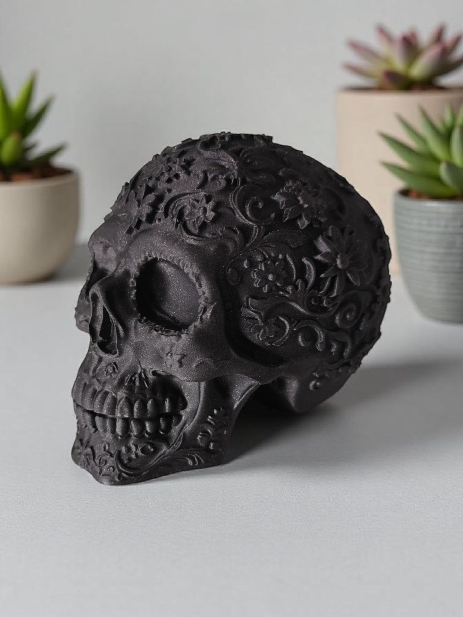 Mexican Ornament Skull - Close-up